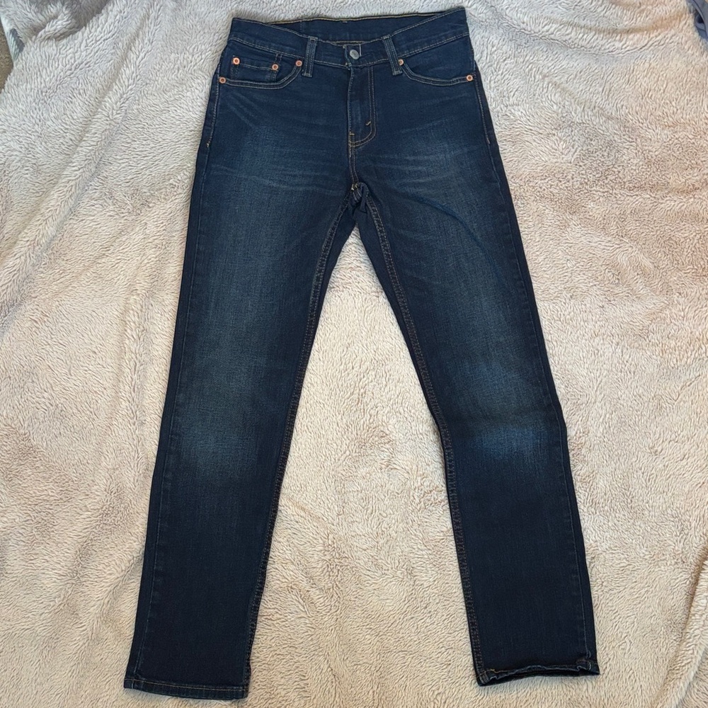 Men's Classic Navy Slim Fit Jeans